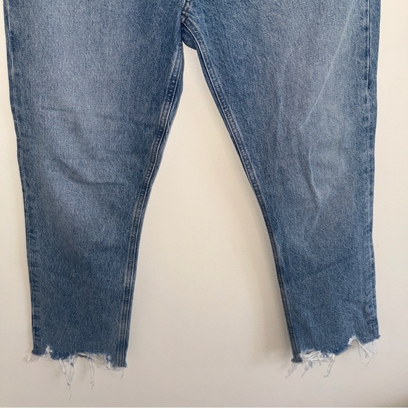 NWOT AGOLDE Riley High Rise Straight Crop in Haven 30 - Picture 8 of 9